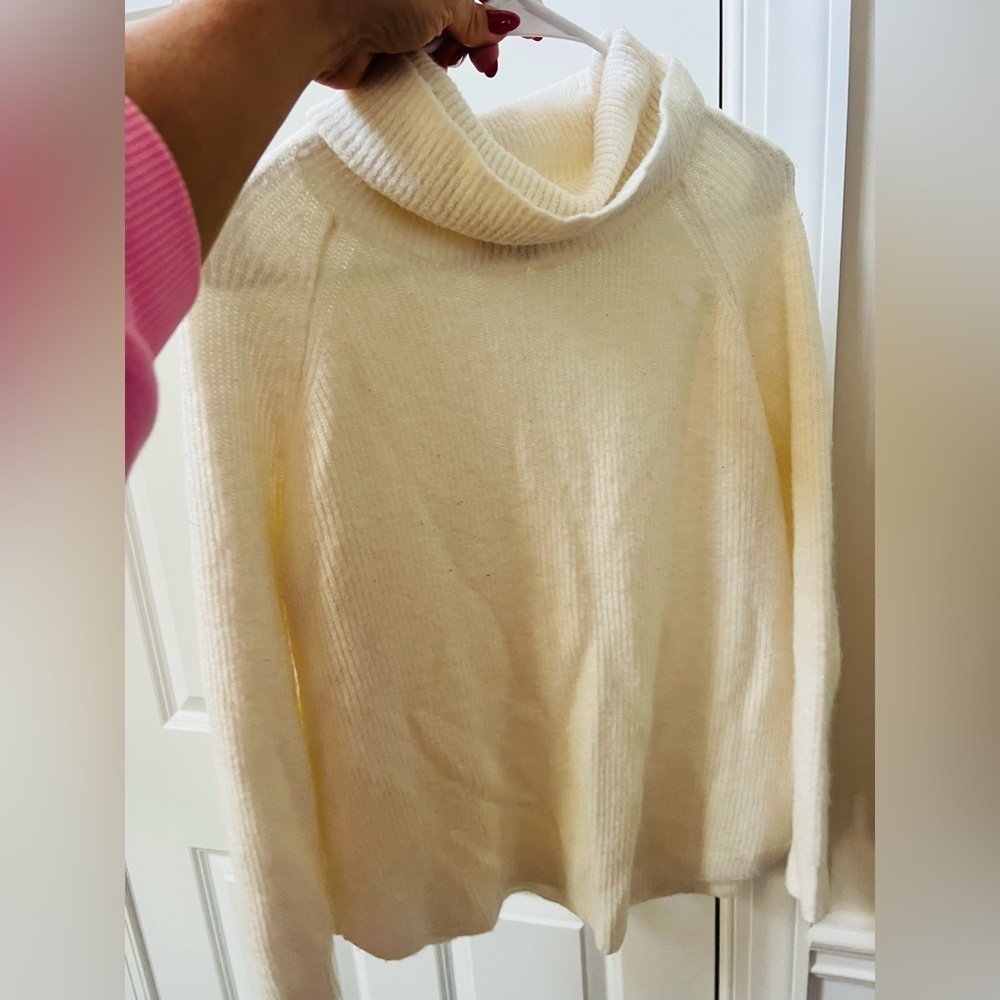 LOFT Ivory Cowl Neck Sweater - Picture 5 of 5